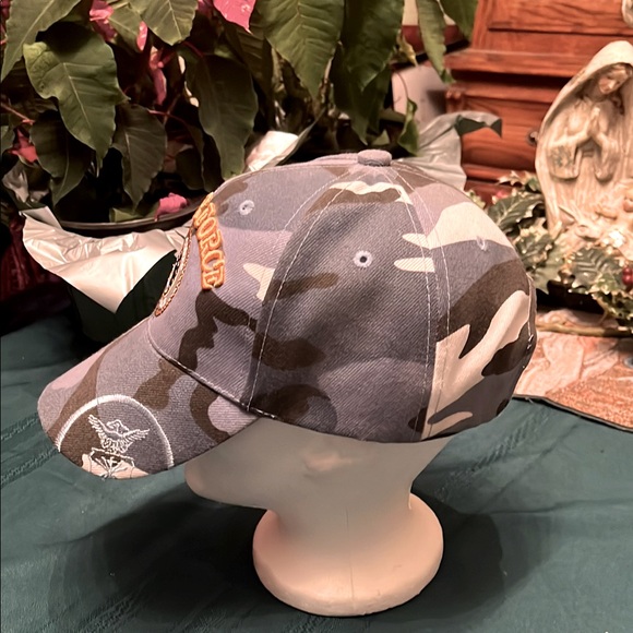 U.S. Air Force Cap Blue Camouflage -adjustable velcro back - Picture 7 of 12